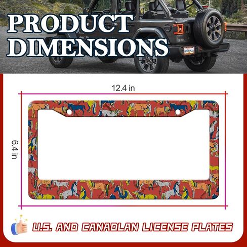 2pcs Dinosaurs Bats Silhouette Plate Plates ، تخصيص حامل لوحة ترخيص الألومنيوم ، إطارات العلامات المزخرفة بالسيارة المقاومة للماء الصدأ للولايات المتحدة القياسية 12 × 6 بوصة in Kuwait
