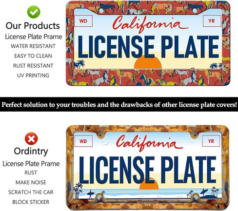2pcs Dinosaurs Bats Silhouette Plate Plates ، تخصيص حامل لوحة ترخيص الألومنيوم ، إطارات العلامات المزخرفة بالسيارة المقاومة للماء الصدأ للولايات المتحدة القياسية 12 × 6 بوصة in Kuwait