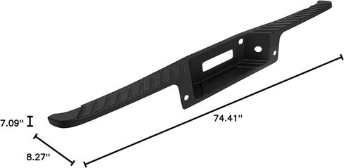 KUAFU Rear Bumper Step Pad Compatible with 2004-2008 Ford F150, 2006-2008 Lincoln Mark LT Replacement For FO1191123, 7L3Z17B807D W/Senor Holes Molding Trim PP Plastic in Saudi Arabia
