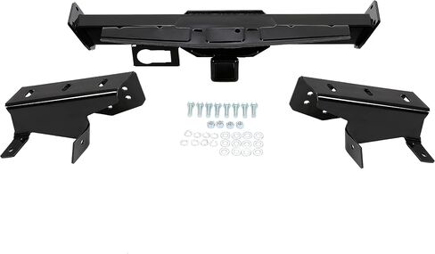 Kuafu Class 3 Trailer Hitch 2 "استقبال متوافق مع 2009-2014 Ford F150 F-150 Steel Black Pumper President for 9L3Z17D826B FO1106362 in Saudi Arabia