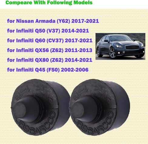 1Pcs Door Rubber Bumper Stopper for Infiniti Q45 Q50 Q60 QX56 QX80 80896-AR000 in Kuwait