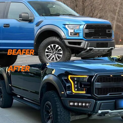 Frong Bumper Fog Light Compitable with 2021-2024 Bronco,LED Fog Light PP Material with Day Running Time and Turn Signal Lamp in Saudi Arabia