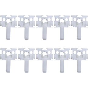 10 Pcs Vertical Blind Repair Carrier with Stem Vertical Blinds Repair Kit White Blinds Replacement Parts Vertical Blinds Curtain Accessories