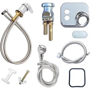 Barbershop Shampoo Bowl Faucet, Shampoo Bowl Hose, Shampoo Bowls Salon Sink Parts, Salon Sink Faucet Vacuum Breaker, Shampoo Sprayer