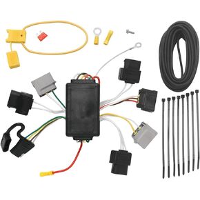 Tekonsha T-One® T-Connector Harness, 4-Way Flat, Compatible with Select Ford Escape : Mazda Tribute Black