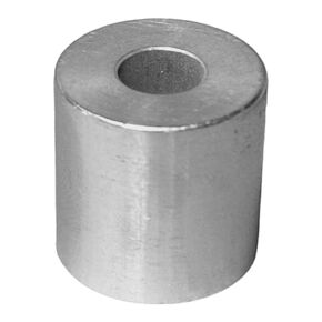Aluminum Spacer 1" OD x 3/8" ID x Choose Your Length, Round Spacer Unthreaded Standoff Bushing Plain Finish, Fits Screws Bolt 3/8" or M10 by Metal Spacers Online (1" Length, 10 Pack)