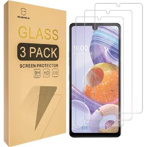 Mr.Shield [3-Pack] Designed For LG Stylo 6 [Tempered Glass] [Japan Glass with 9H Hardness] Screen Protector with Lifetime Replacement