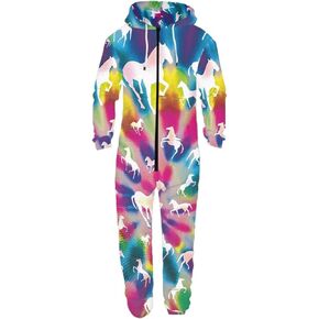 Onesies Jumpsuits Pajamas with Milk Print Sleepsuit Party for Women