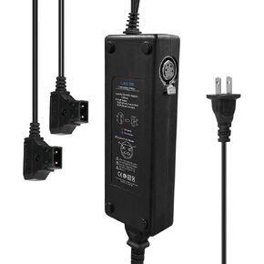 Moman TAP2C Dual D-Tap Charger with 4-pin XLR DC Output V-Mount/Gold-Mount Battery Power Adapter for Camera DSLR [DC 16.8V/4A] in Kuwait