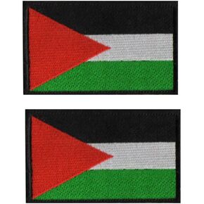2 PCS Sri Lanka Flag Patches Hook and Loop Fastener Embroidered Tactical Military National Sri Lanka Patch (Sri Lanka)
