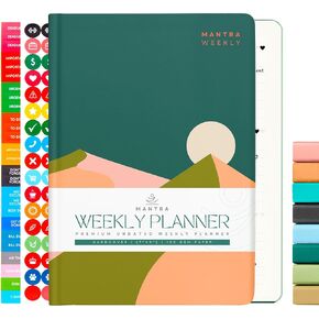 2025 Planner, Daily Journal & Gratitude Journal All-In-One with To Do List, Self Care Prompts & Habit Tracker - 7 x 10 - Morning