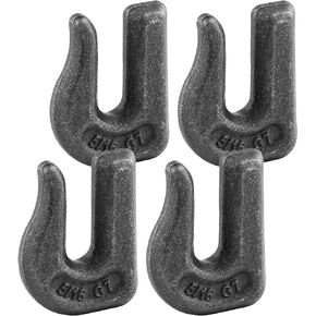 5/16 inch Chain Hook Grade 70 Weld On Grab Hook Designed to be Welded onto Flatbed Trailers, Tractors and Other Similar Equipment