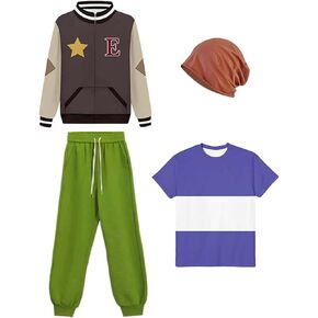 Owl House Costume Luz Noceda Hoodies Jacket Costume Outfit TOH Luz Noceda Shirt Sweatpants Hat Halloween Suits Adult