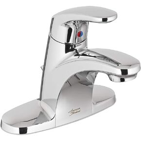 American Standard 7075100.002 Colony Pro Single-Handle Bathroom Faucet with Metal Pop-Up Drain, 1.2 GPM, Polished Chrome