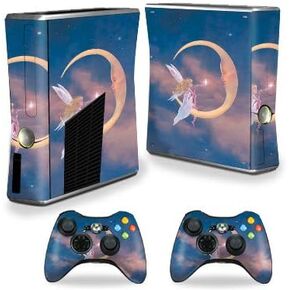 MightySkins Skin Compatible with Xbox 360 S Console - Star Kiss | Protective, Durable, and Unique Vinyl Decal wrap Cover | Easy to Apply, Remove, and Change Styles | Made in The USA