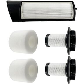 Dttery IC160 Filter Kit Replacement for Shark ION P50 Powered Vertex Pro Lift Away Cordless Vacuum IC160 IC162 ICZ362H Part XFFK160 XHEPA160, 2 Foam and Felt, 1 HEPA