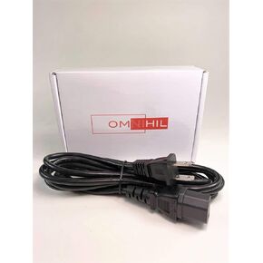 [مدرج في قائمة UL] سلك طاقة OMNIHIL بطول 8 أقدام AC/DC متوافق مع Yamaha TSR-7850