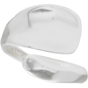 Lucky Brand Modern Wrap Around Ring, Silver, Size 7
