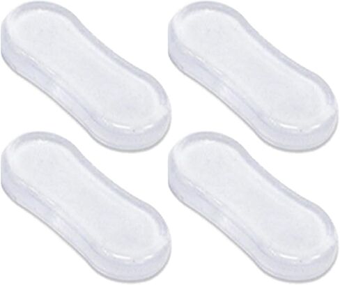 5Pcs Transparent Toilet Seat Bumper Set, Silicone Strong Adhesive Toilet Seats Lid Bumpers, Toilet Seat Buffers, Toilet Lid Rubber Pads for, Home Hotel and Hospital and Toilet Parts Bathroom Fixtures in Saudi Arabia