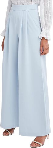BCBGMAXAZRIA Women's High Waisted Wide Leg Pant Belt Loop Pleated Trouser in Saudi Arabia