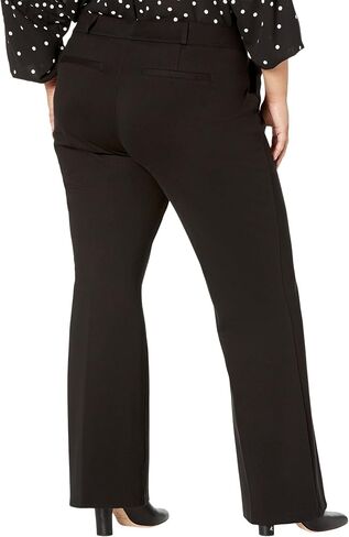 NYDJ Plus Size Pull-On Flare Leg Trousers Black 1X 32 in Saudi Arabia