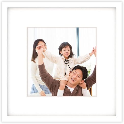 8x8 Picture Tiles | Mix Tiles Picture Frames Stick on Wall | Photo Tiles Peel and Stick Picture Frames as Gallery Wall Frame Set (Black - 9 Pcs) in Saudi Arabia