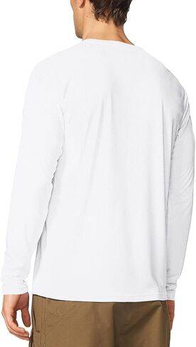 Men's UPF 50+ Long Sleeve Tee Shirts UV Sun Protection Quick Dry Tee Shirt Swim Athletic Running Workout in Saudi Arabia