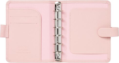 منظم Filofax Saffiano، حجم الجيب، أحمر الخدود - محبب متقاطع، مظهر جلدي، ست حلقات، مذكرات تقويم أسبوع العرض، متعدد اللغات، 2024 (C022697-24) in Saudi Arabia