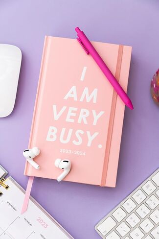 ban.do Daily Planner 2023-2024, Classic Weekly Planner Dated August 2023 - December 2024, Self Care Journal, Hardcover Planner with Monthly Calendar, Stickers, & Pockets, Be Nice to Yourself in Saudi Arabia