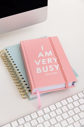 ban.do Daily Planner 2023-2024, Classic Weekly Planner Dated August 2023 - December 2024, Self Care Journal, Hardcover Planner with Monthly Calendar, Stickers, & Pockets, Be Nice to Yourself in Saudi Arabia