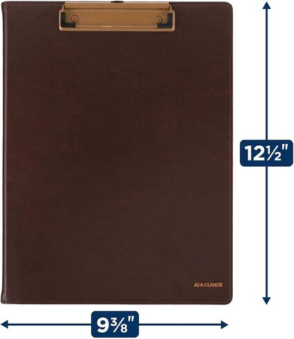 حافظة AT-A-GLANCE مع مخطط شهري 2024، مقاس 20.32 سم × 27.94 سم، كبيرة، مجموعة مميزة، بني (YP6000924) in Saudi Arabia