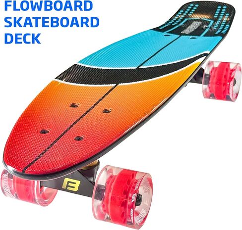 لوح تزلج كامل للأطفال مع شاحنات - رسومات مخصصة خالية من الخدش رائعة للأطفال والأولاد والبنات والشباب والمبتدئين in Kuwait