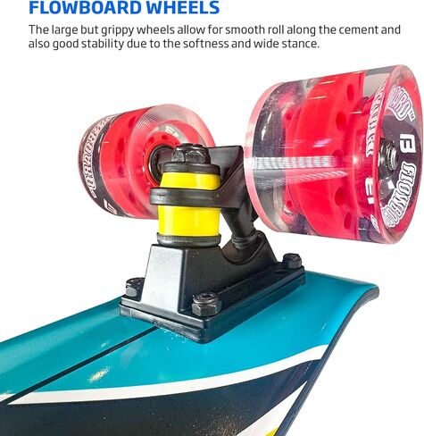 لوح تزلج كامل للأطفال مع شاحنات - رسومات مخصصة خالية من الخدش رائعة للأطفال والأولاد والبنات والشباب والمبتدئين in Kuwait