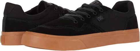 Mens Rowlan Casual Low Top Skate Shoes Sneakers Black/Gum 10.5 D - Medium in Saudi Arabia