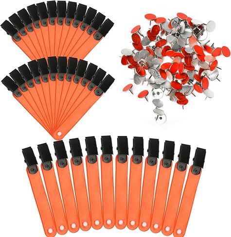 136PCS Reflective Trail Marker Set Including 100 Pack Hunting Reflector Tacks and 36 PCS High-Visibility Trail Markers with Clip for Tree-Stand Hunting Hiking Camping in Saudi Arabia
