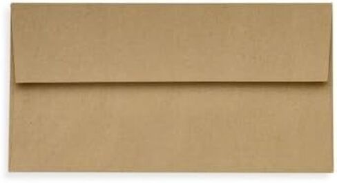 مظاريف دعوة Slimline (3 7/8 × 8 7/8) - حقيبة البقالة (50 كمية) | مختومة بواسطة شريط التقشير والضغط | #9 الحجم | مثالية لإرسال الرسائل الشخصية والدعوات والإعلانات والمزيد! | 72973-GB-50 in Saudi Arabia