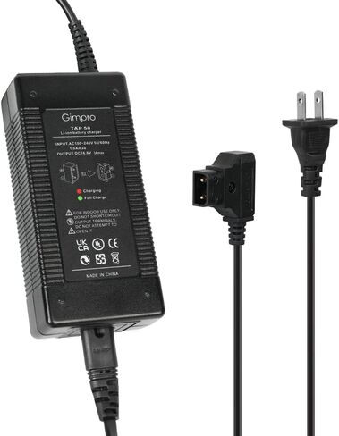 شاحن بطارية V-Mount D-tap، Moman Gimpro D-tap Charger DC 16.8V 3A max مخرج شحن سريع مع HVR-S270C PMW-EX330K PMW-EX330L، شاحن-V-Mount-Battery-Moman in Kuwait
