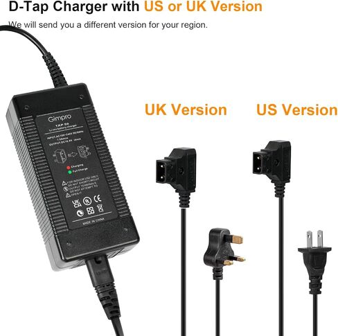 شاحن بطارية V-Mount D-tap، Moman Gimpro D-tap Charger DC 16.8V 3A max مخرج شحن سريع مع HVR-S270C PMW-EX330K PMW-EX330L، شاحن-V-Mount-Battery-Moman in Kuwait