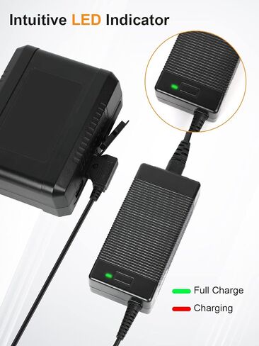 شاحن بطارية V-Mount D-tap، Moman Gimpro D-tap Charger DC 16.8V 3A max مخرج شحن سريع مع HVR-S270C PMW-EX330K PMW-EX330L، شاحن-V-Mount-Battery-Moman in Kuwait