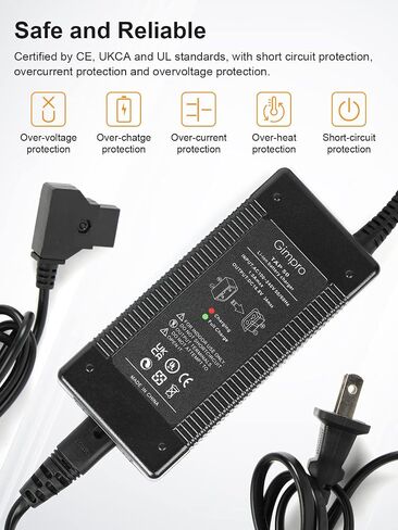 شاحن بطارية V-Mount D-tap، Moman Gimpro D-tap Charger DC 16.8V 3A max مخرج شحن سريع مع HVR-S270C PMW-EX330K PMW-EX330L، شاحن-V-Mount-Battery-Moman in Kuwait