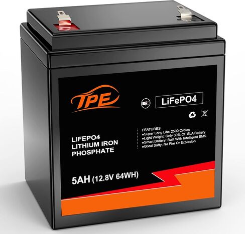 Deep Cycle LiFePO4 Battery 12V 20Ah LiFePO4 Lithium Iron Phosphate Battery Built-in BMS, Rechargeable Battery with 3000+ Life Cycles &10-Year Lifetime Perfect for RV Solar Golf Cart Boat in Saudi Arabia