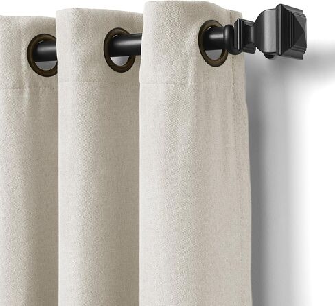 ستارة نافذة معتمة من Elrene Home Fashions Braiden، لوحة واحدة، 52 بوصة × 95 بوصة (لوحة واحدة)، كتان in Saudi Arabia