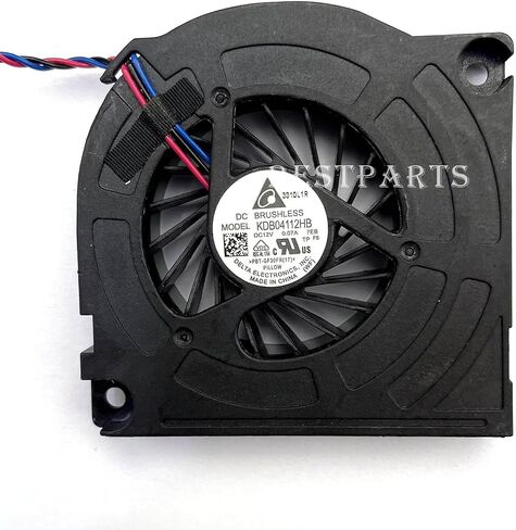 مروحة تبريد KDB04112HB 12V 0.07A 3Pin بديلة لتلفزيون سامسونج LE40A856S1، HU7580 HU8500 HU8550 HU8590 HU9000 HU9800 HU7500 HU7505 HU7590 HU8200 HU8205 HU8280 HU8290 HU870 0 HU8800 مروحة وحدة المعالجة المركزية، 14 بوصة in Saudi Arabia