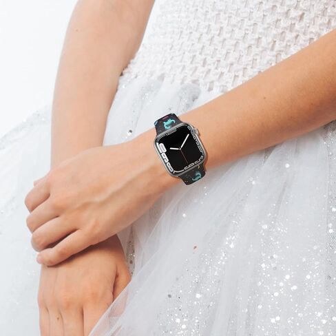 Compatible with Kids Apple Watch Band 38mm 40mm 41mm for Boys Girls, Cute Double-Sided Pattern Printed Strap Compatible with iWatch Series 9/Ultra/8/7/6/5/4/3/2/1/SE in Saudi Arabia