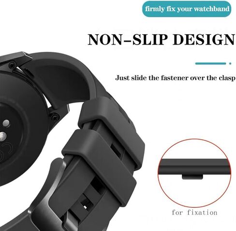 40 قطعة من أحزمة الساعات المصنوعة من السيليكون، حلقات مطاطية بديلة لحزام الساعة، حافظة حزام الساعة، حلقة تثبيت حزام الساعة الذكية، حلقات تثبيت للساعة 4 مقاسات (أسود، بني) in Kuwait