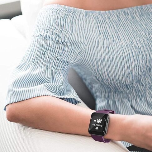 أحزمة ساعة متوافقة مع Garmin Forerunner 35 Bands، حزام معصم بديل رياضي من السيليكون الناعم لساعة Garmin Forerunner 35 الذكية، بدون متتبع، 8 حزم in Kuwait