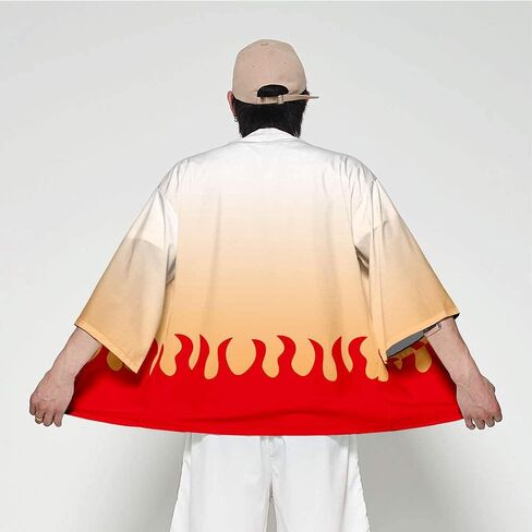 Cosplay Life Demon Vanquisher Killer Hashira Kimono – Premium Japanese Costume Robe Kimono Halloween Costume for Unisex Adult in Saudi Arabia