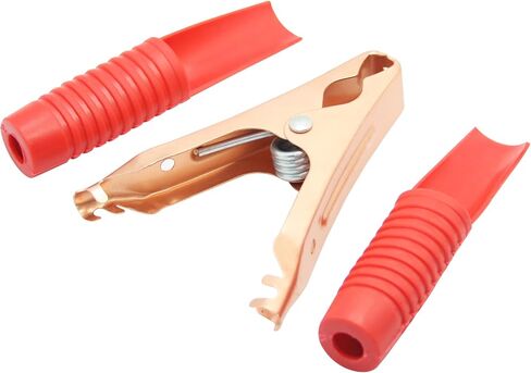 100A Battery Alligator Clips,90mm Car Battery Charger Clamps,Battery Clips Replacement Jumper Cables Boost Clamp,for Car Auto Vehicle Boat (4Pcs） in Saudi Arabia