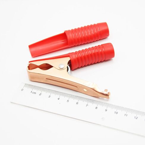 100A Battery Alligator Clips,90mm Car Battery Charger Clamps,Battery Clips Replacement Jumper Cables Boost Clamp,for Car Auto Vehicle Boat (4Pcs） in Saudi Arabia