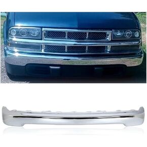 KUAFU Front Bumper Face Bar Compatible with 1998-2005 Chevrolet S10 Blazer Pickup Truck Replacement For GM1002367 15007660 Black W/O Hole in Saudi Arabia
